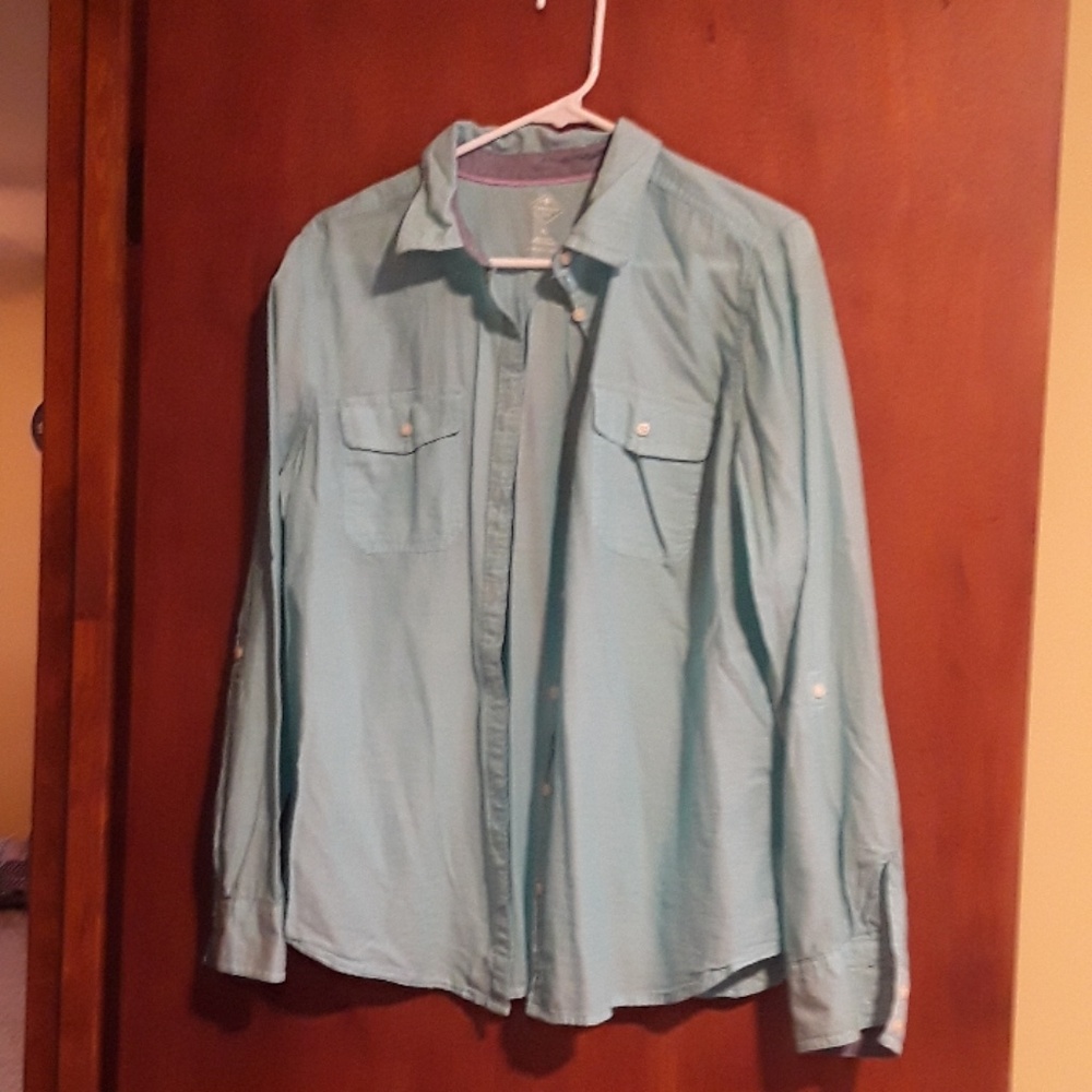 Women's Blue Button Down - will be donated 11/8